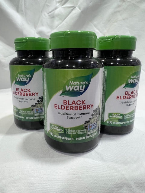 Black Elderberry 100 cnt Capsules