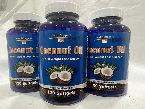 Coconut Oil 120 Soft Gels