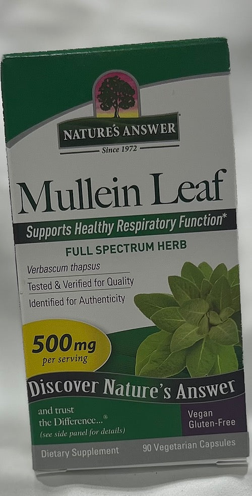 Mullein Leaf 500Mg